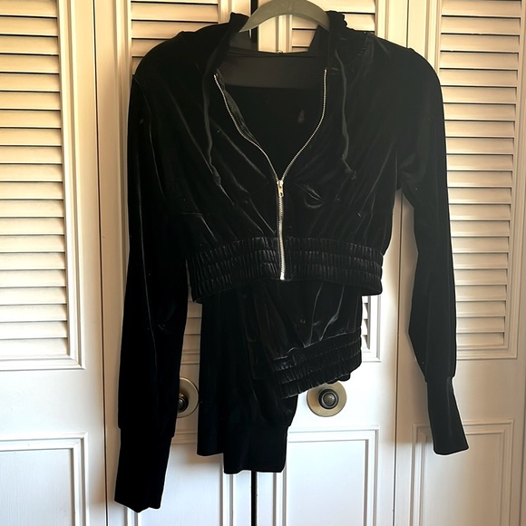 Black Velvet Jogger set - Picture 2 of 9